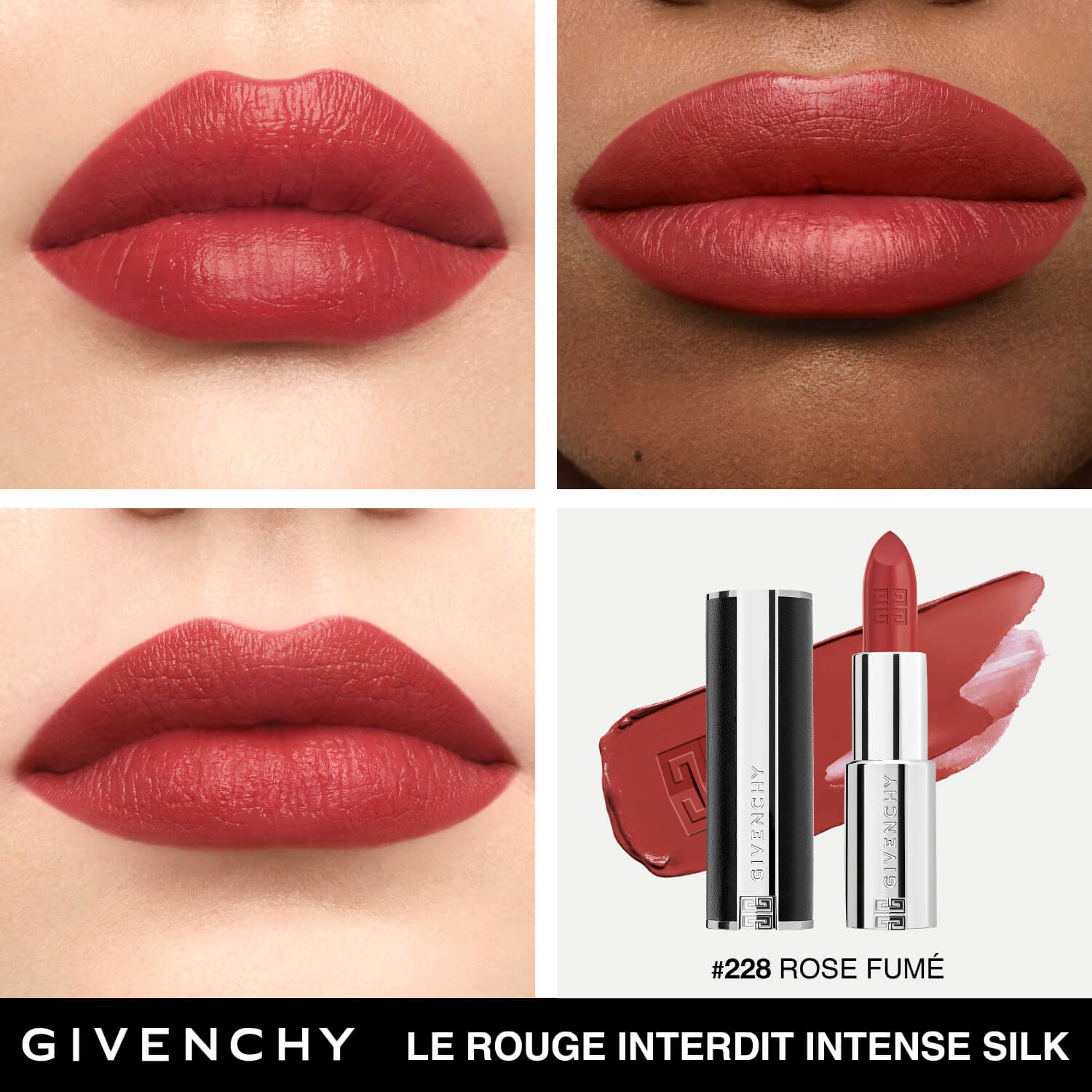 LE ROUGE INTERDIT INTENSE SILK (LABIAL SEMI MATE)
